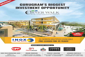 Get 11% per annum rental returns at M3M Corner Walk in Sector 74, Gurgaon